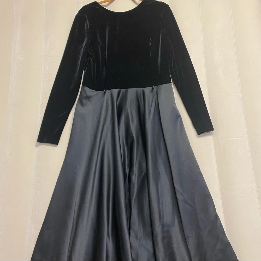 Vintage Scott McClintock Dress Size 16 Velvet Whimsigoth Formal Fairy Grunge
